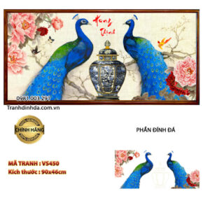 Tranh đính đá Hưng Thịnh VS450 kích thước 90x46cm