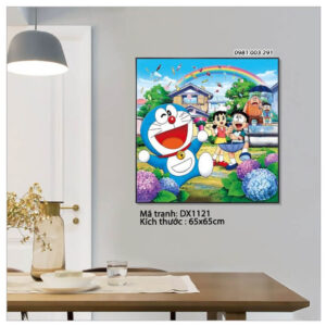 Tranh thêu chữ thập Doremon DX1121 kích thước 65cm x 65cm