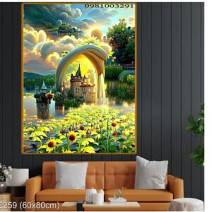 Tranh thêu Lâu đài cổ tích Fantasy (E259)